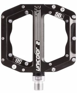 Pédales Plates SB3 Unicolor 2 Alu Noir