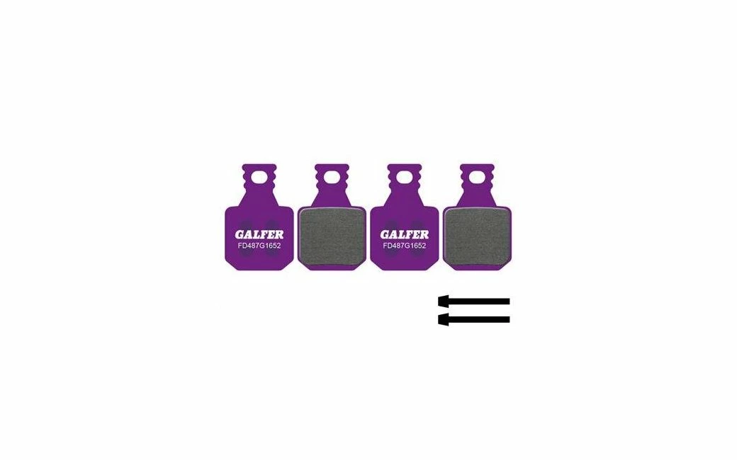 Plaquettes De Frein Galfer Violettes Compatibles Magura MT5 MT7 3 Plaquettes De Frein Galfer Violettes Compatibles Magura MT5 MT7