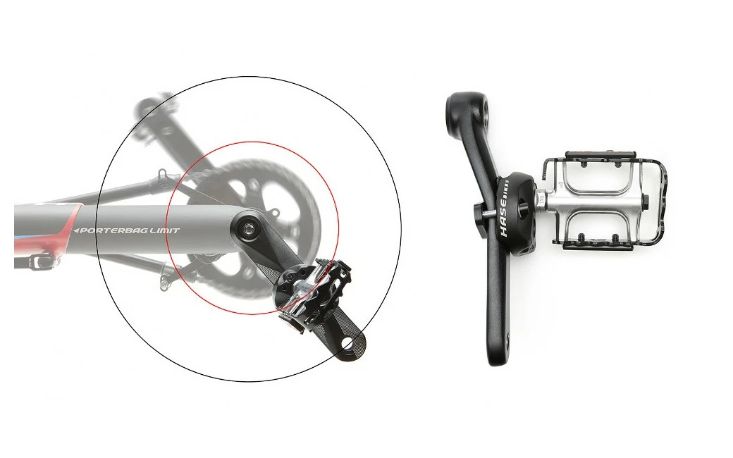 Réducteur De Manivelle Hase Bikes Gauche - 26023.LE 3 Réducteur De Manivelle Hase Bikes Gauche - 26023.LE